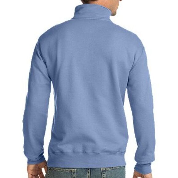 Hanes Nano Premium Black Quarter Zip - Picture 2 of 2